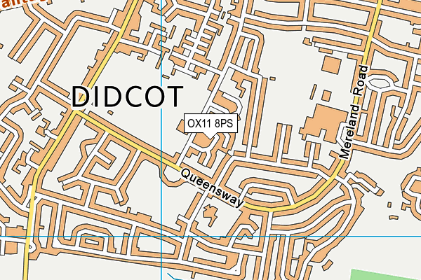 OX11 8PS map - OS VectorMap District (Ordnance Survey)