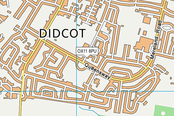 OX11 8PU map - OS VectorMap District (Ordnance Survey)