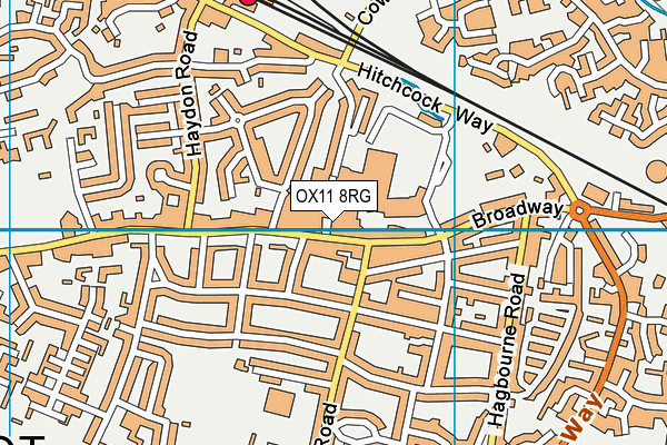 OX11 8RG map - OS VectorMap District (Ordnance Survey)
