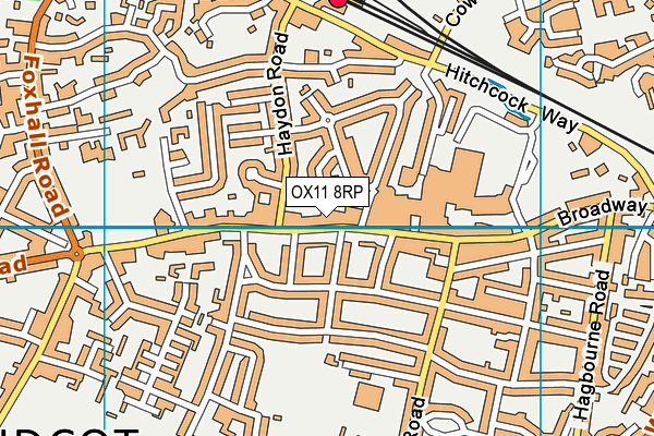 OX11 8RP map - OS VectorMap District (Ordnance Survey)