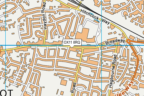 OX11 8RQ map - OS VectorMap District (Ordnance Survey)