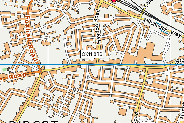 OX11 8RS map - OS VectorMap District (Ordnance Survey)