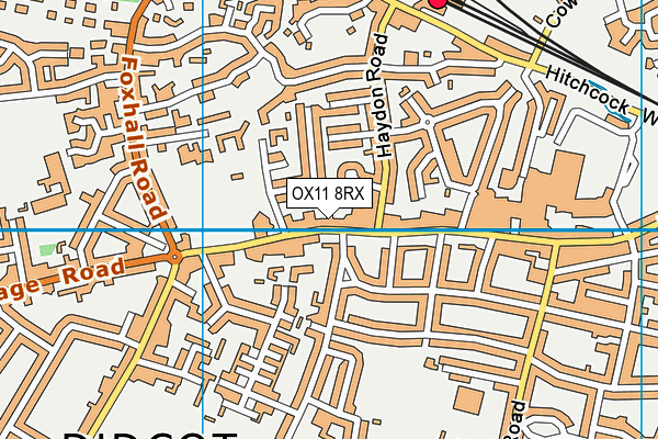 OX11 8RX map - OS VectorMap District (Ordnance Survey)