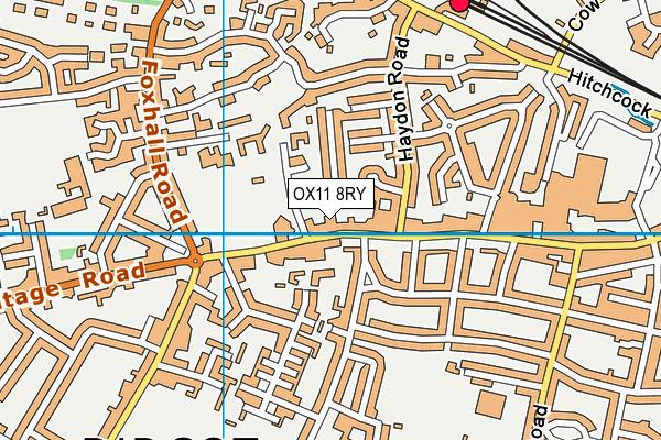 OX11 8RY map - OS VectorMap District (Ordnance Survey)