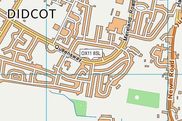 OX11 8SL map - OS VectorMap District (Ordnance Survey)