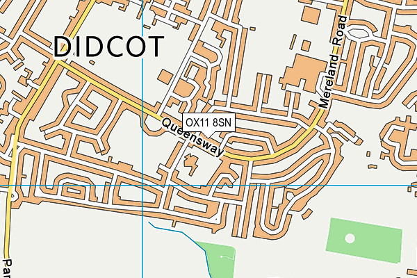 OX11 8SN map - OS VectorMap District (Ordnance Survey)