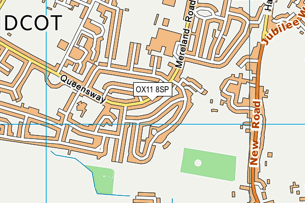 OX11 8SP map - OS VectorMap District (Ordnance Survey)