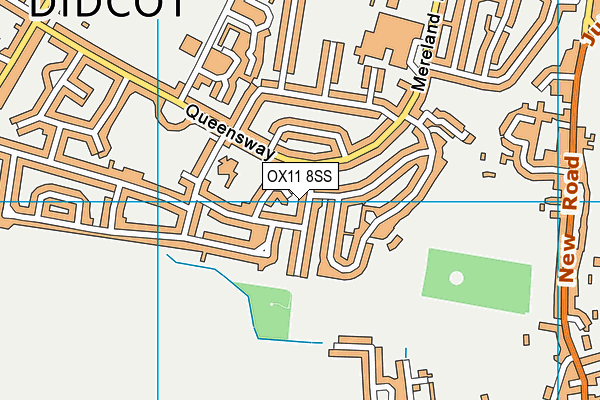 OX11 8SS map - OS VectorMap District (Ordnance Survey)