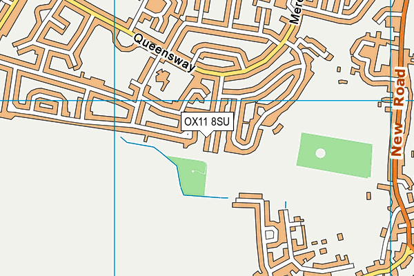 OX11 8SU map - OS VectorMap District (Ordnance Survey)