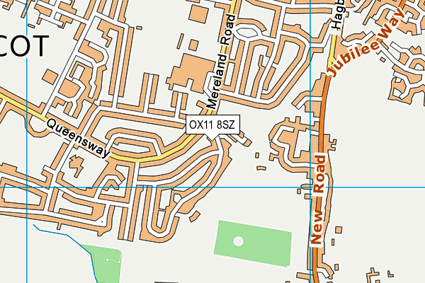 OX11 8SZ map - OS VectorMap District (Ordnance Survey)