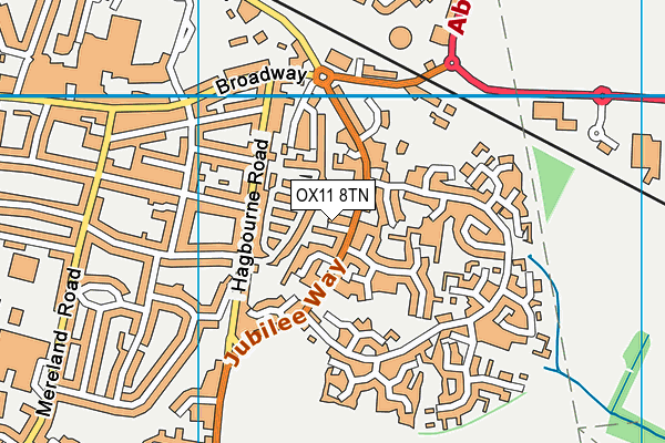 OX11 8TN map - OS VectorMap District (Ordnance Survey)