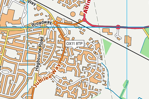 OX11 8TP map - OS VectorMap District (Ordnance Survey)