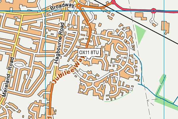 OX11 8TU map - OS VectorMap District (Ordnance Survey)