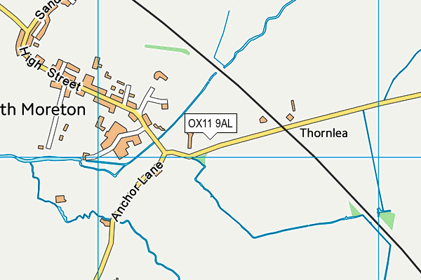 OX11 9AL map - OS VectorMap District (Ordnance Survey)