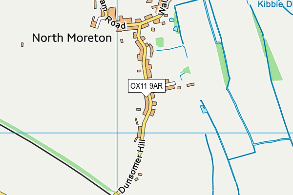 OX11 9AR map - OS VectorMap District (Ordnance Survey)