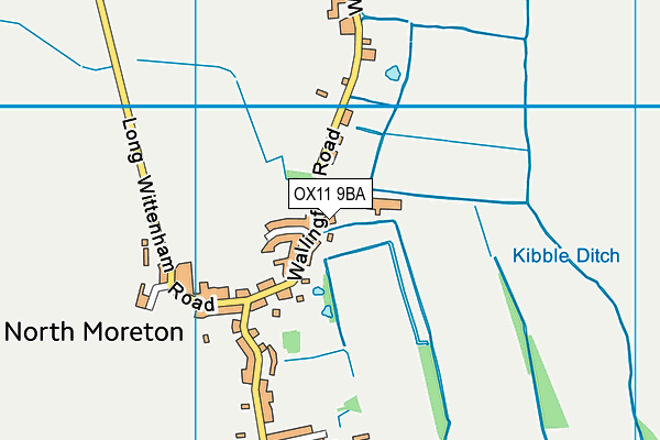 OX11 9BA map - OS VectorMap District (Ordnance Survey)