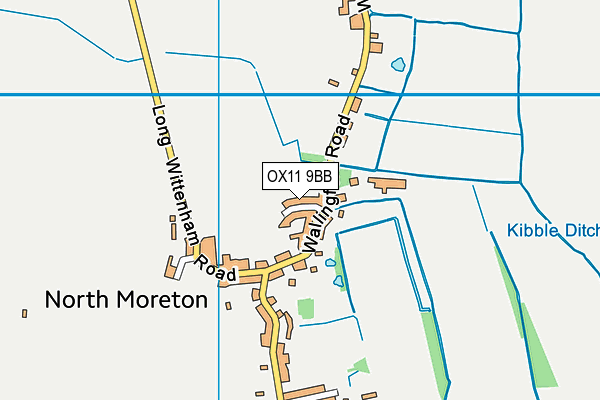 OX11 9BB map - OS VectorMap District (Ordnance Survey)