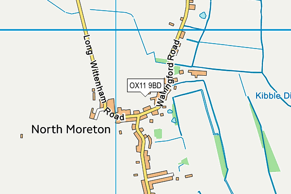 OX11 9BD map - OS VectorMap District (Ordnance Survey)