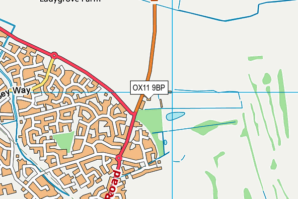 OX11 9BP map - OS VectorMap District (Ordnance Survey)