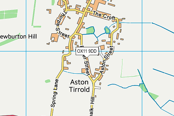 OX11 9DD map - OS VectorMap District (Ordnance Survey)