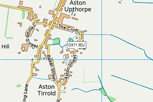 OX11 9DJ map - OS VectorMap District (Ordnance Survey)