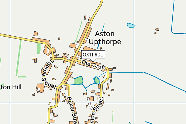 OX11 9DL map - OS VectorMap District (Ordnance Survey)