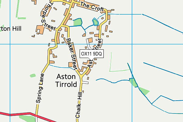 OX11 9DQ map - OS VectorMap District (Ordnance Survey)