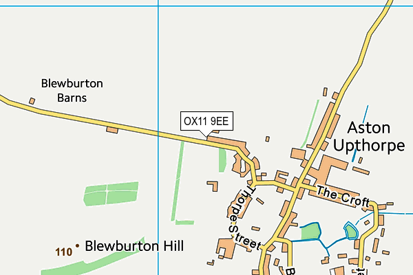 OX11 9EE map - OS VectorMap District (Ordnance Survey)