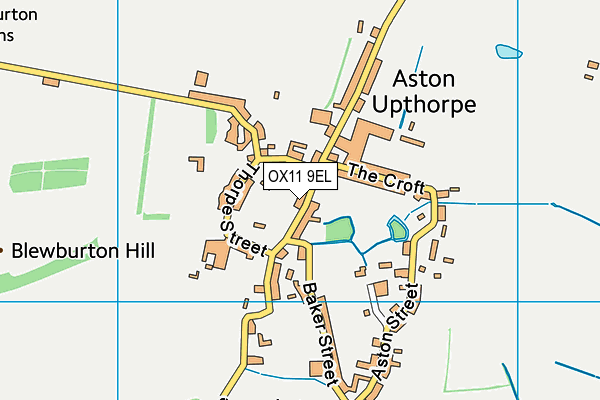 OX11 9EL map - OS VectorMap District (Ordnance Survey)