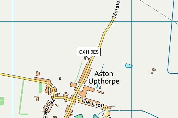 OX11 9ES map - OS VectorMap District (Ordnance Survey)