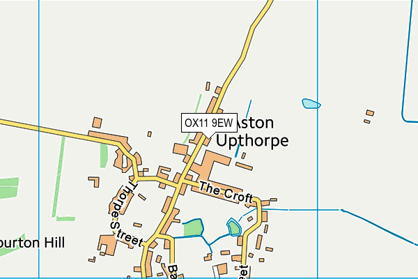 OX11 9EW map - OS VectorMap District (Ordnance Survey)