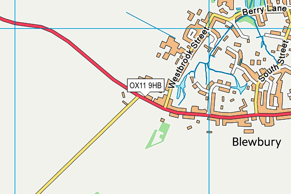 OX11 9HB map - OS VectorMap District (Ordnance Survey)