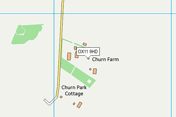 OX11 9HD map - OS VectorMap District (Ordnance Survey)