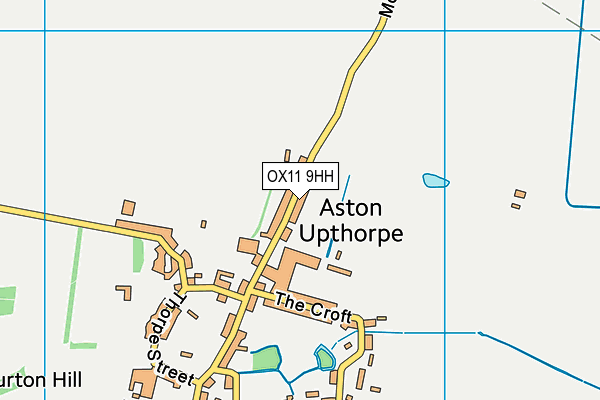 OX11 9HH map - OS VectorMap District (Ordnance Survey)