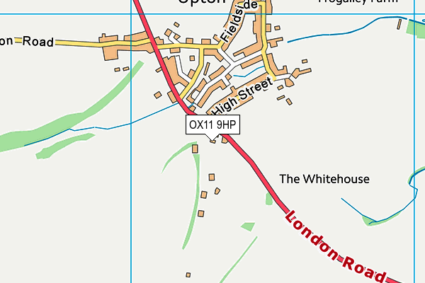 OX11 9HP map - OS VectorMap District (Ordnance Survey)