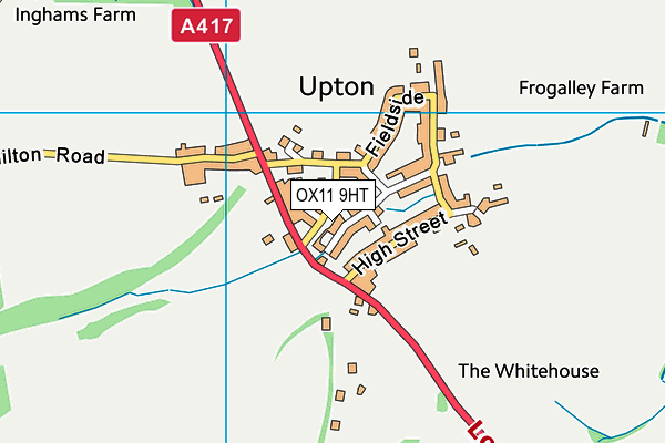 OX11 9HT map - OS VectorMap District (Ordnance Survey)