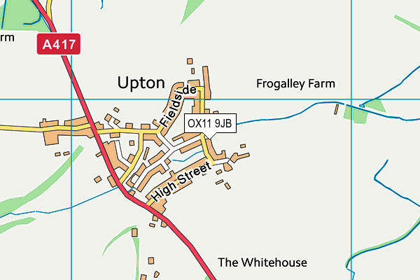 OX11 9JB map - OS VectorMap District (Ordnance Survey)