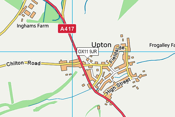 OX11 9JR map - OS VectorMap District (Ordnance Survey)