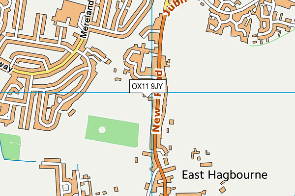 OX11 9JY map - OS VectorMap District (Ordnance Survey)