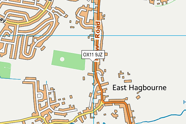 OX11 9JZ map - OS VectorMap District (Ordnance Survey)