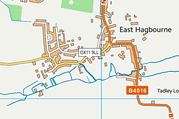 OX11 9LL map - OS VectorMap District (Ordnance Survey)