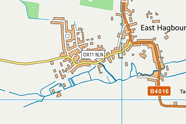 OX11 9LN map - OS VectorMap District (Ordnance Survey)