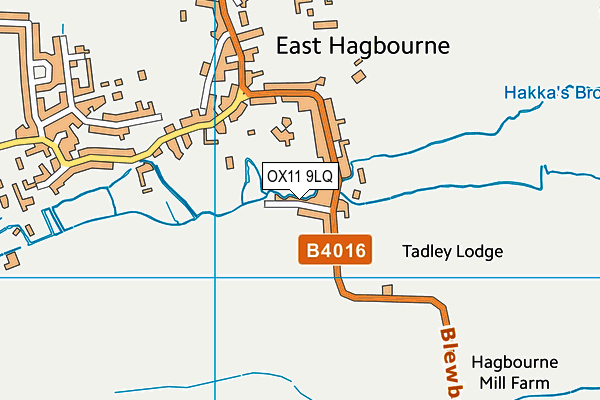 OX11 9LQ map - OS VectorMap District (Ordnance Survey)