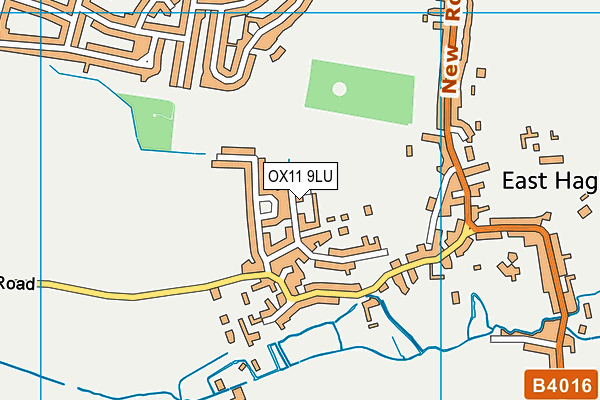 OX11 9LU map - OS VectorMap District (Ordnance Survey)