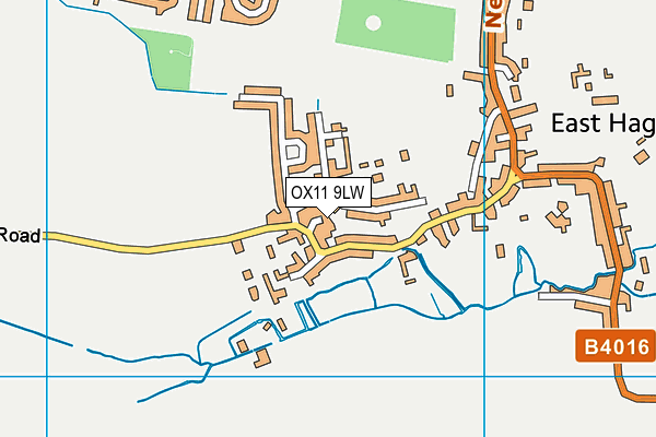 OX11 9LW map - OS VectorMap District (Ordnance Survey)