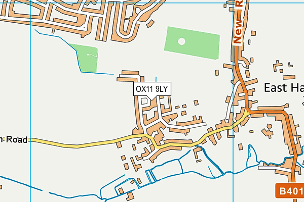 OX11 9LY map - OS VectorMap District (Ordnance Survey)