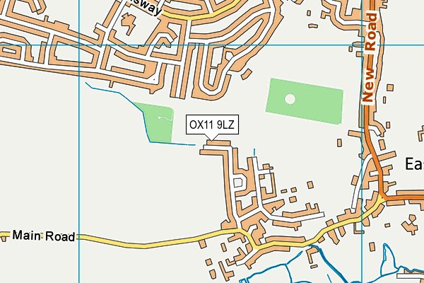 OX11 9LZ map - OS VectorMap District (Ordnance Survey)