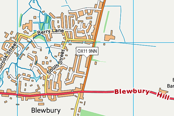 OX11 9NN map - OS VectorMap District (Ordnance Survey)