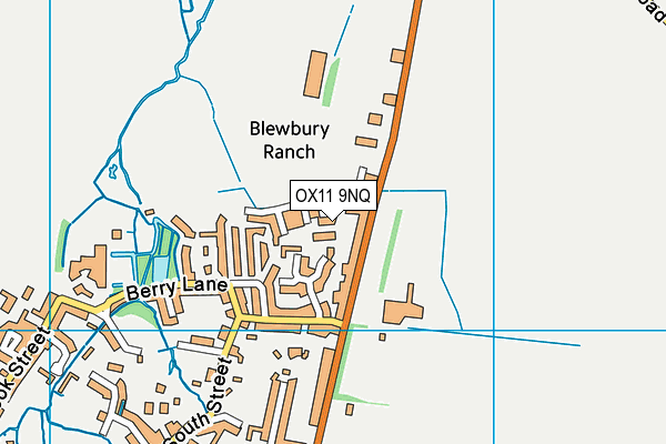 OX11 9NQ map - OS VectorMap District (Ordnance Survey)