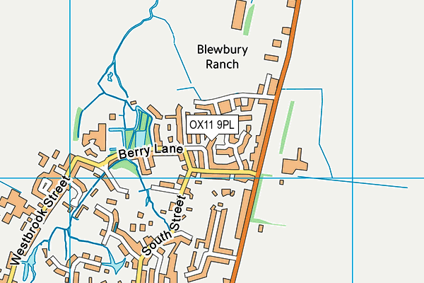 OX11 9PL map - OS VectorMap District (Ordnance Survey)